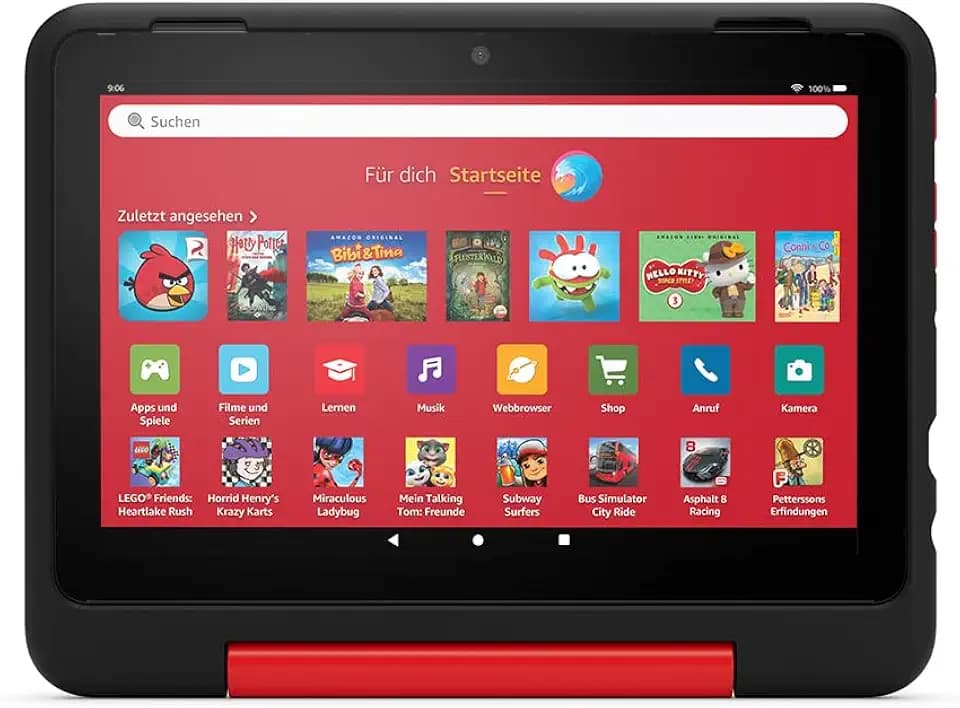 Das neue Kindgerechte Hülle von Amazon für das Fire HD 8-Tablet (nur für Tablets der 12. Generation geeignet), Marvel-Avengers-Design