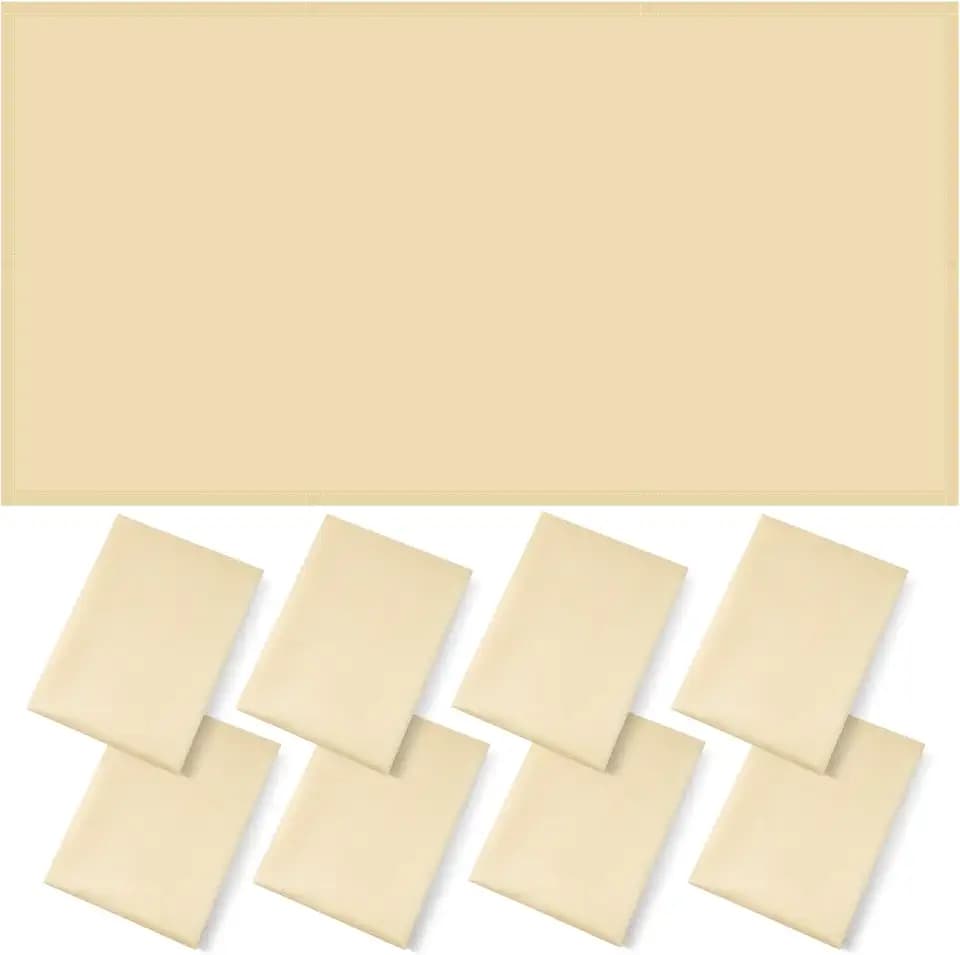 ANGSYLTH 8 Pcs Fluorescent Light Covers, 4x2 Feet Fabric for Ceiling Lights