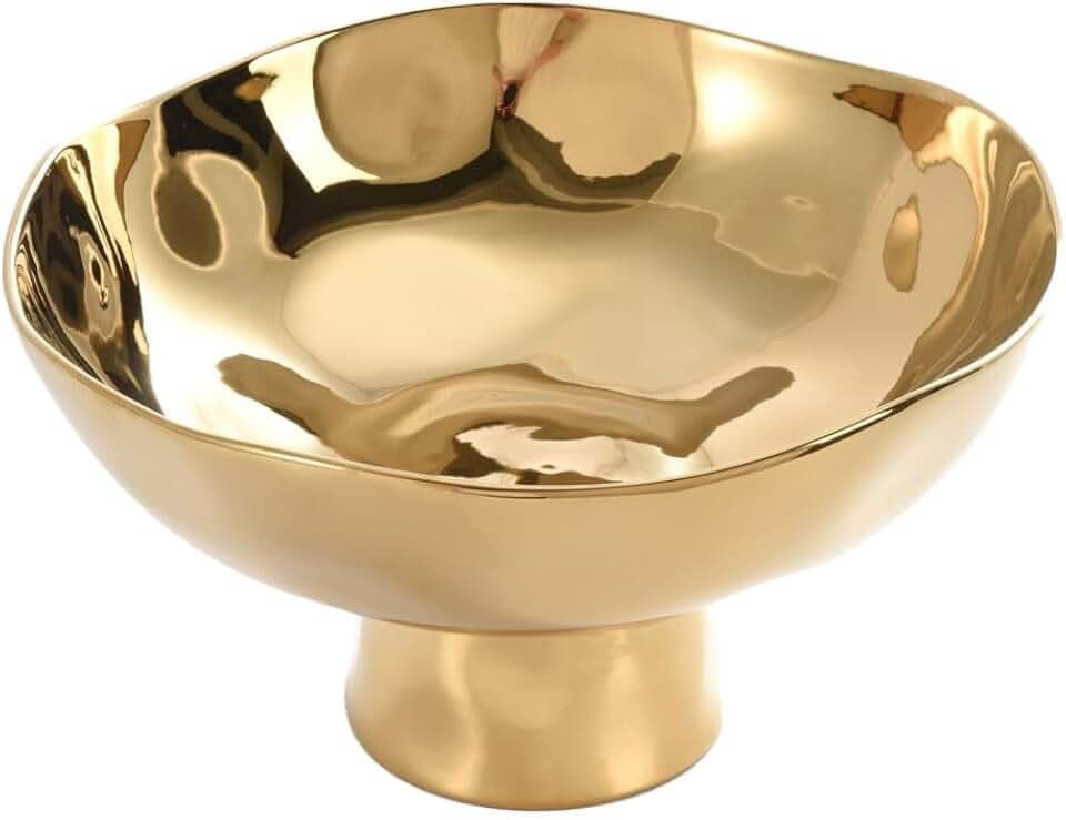 Pampa Bay Moonlight Footed Bowl, Porcelain, 10" D x 5.5"