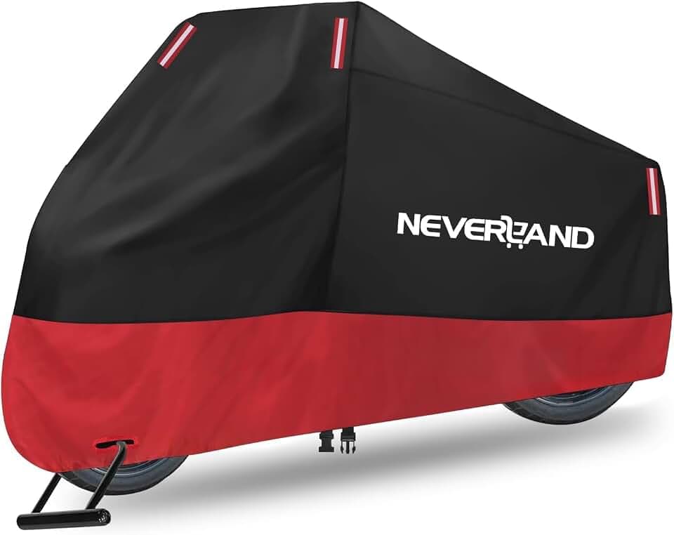 Motorrad Abdeckplane Outdoor Motorradabdeckung Wasserdicht 295x110x140cm