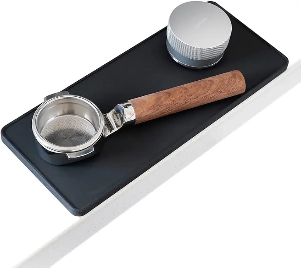 watchget Espresso Tamping Mat, Ultra Thick Coffee Pad Tamp Station 5"x12"
