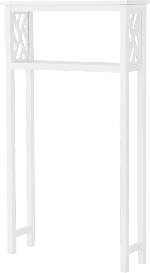 Alaterre Furniture Coventry Over the Toilet Storage Shelf, White, 27” x 48”