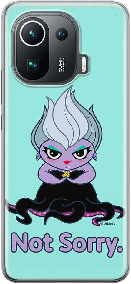 ERT GROUP Handyhülle für Xiaomi MI 11 PRO Original und offiziell Lizenziertes Disney Muster Ursula 004 optimal an die Form des Handy angepasst, hülle aus TPU