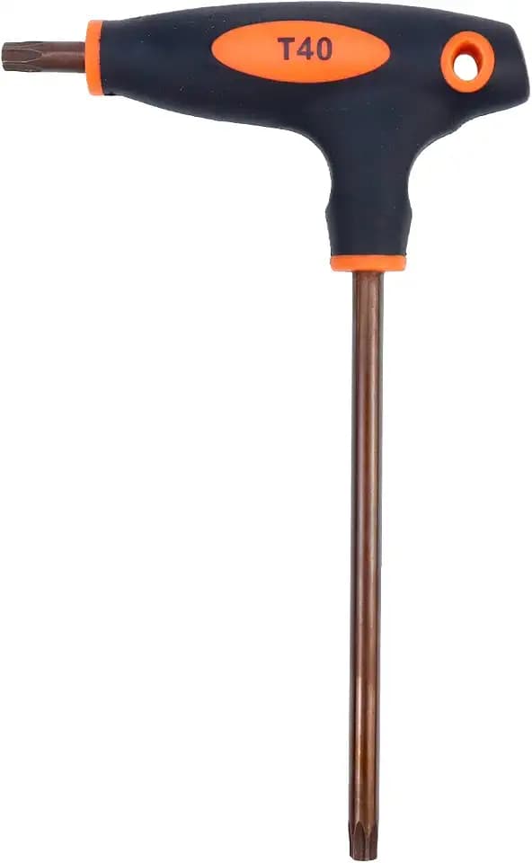 Antrader S2 Steel T40 Torx Screwdriver,Anti Tamper Proof Torx Key