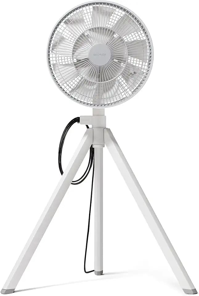 BALMUDA NatureWind Studio 35.5 in Standing Fan | 9 dB Quiet Operation | 5 Air Speeds Including Jet Mode | 150° Oscillation | Patented Dual-Blade Natural Airflow | Made in Japan | White