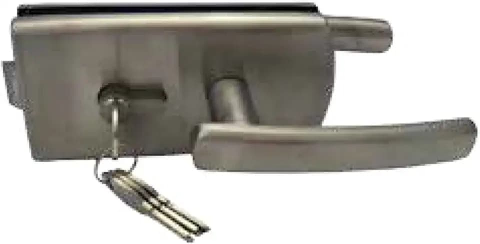 MCA10030 SEVAX Zentralschloss mit Zylinder und Ständer ohne Verschiebung, Chrom matt – SX3306 cm