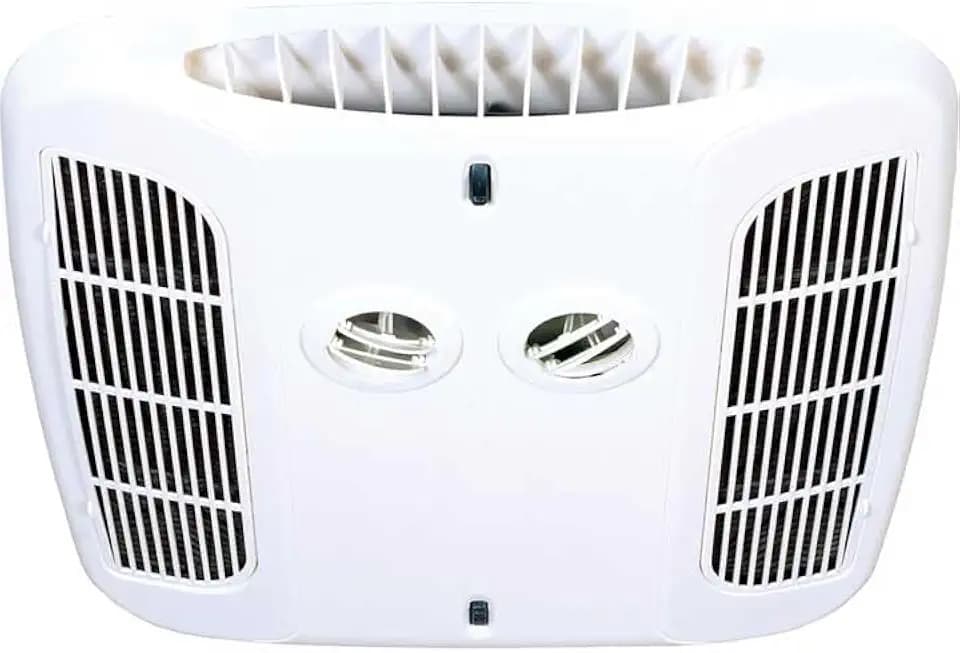 Coleman-Mach 9430-4553 Deluxe ChillGrille Ceiling Assembly - Wall Thermostat-Controlled, White