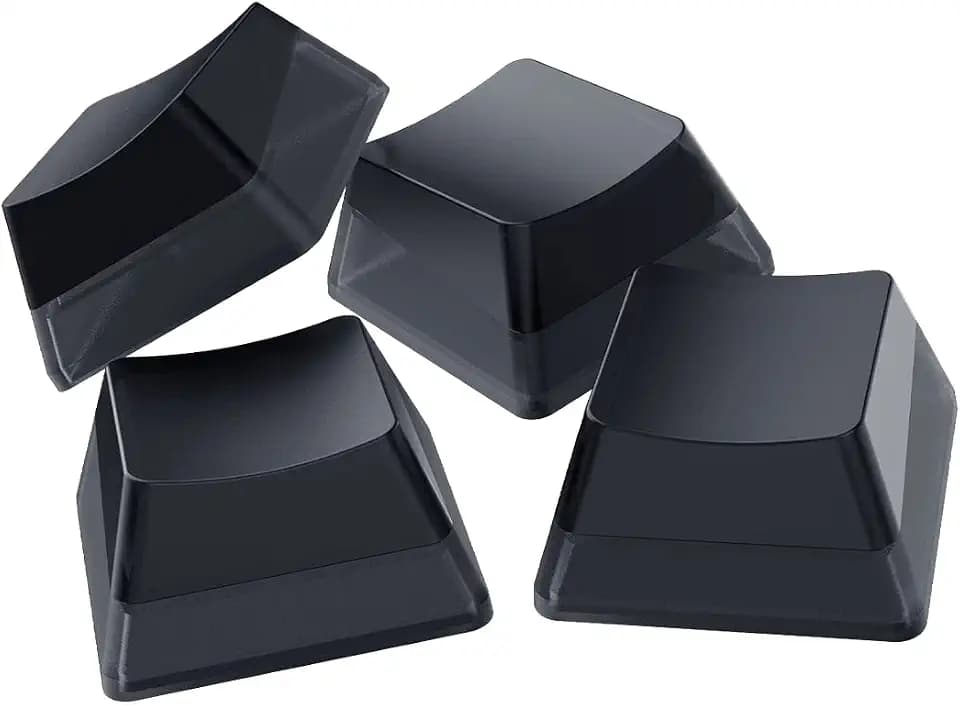 Razer Phantom Tastenkappen-Set - Hintergrundbeleuchtungskompatibel Tasten für Razer Tastaturen (für Switches mit kreuzförmiger Achse, ABS-Material, 128 Keycaps) QWERTZ DE-Tasten | Schwarz