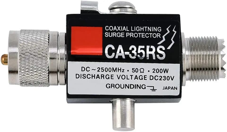 Koaxialer Bodenblitzableiter, Koaxialer Bodenblitzableiter, Antenne, Überspannungsschutz, Hochsicherheits-Blitzschutzanschluss für Transceiver, Empfänger usw.