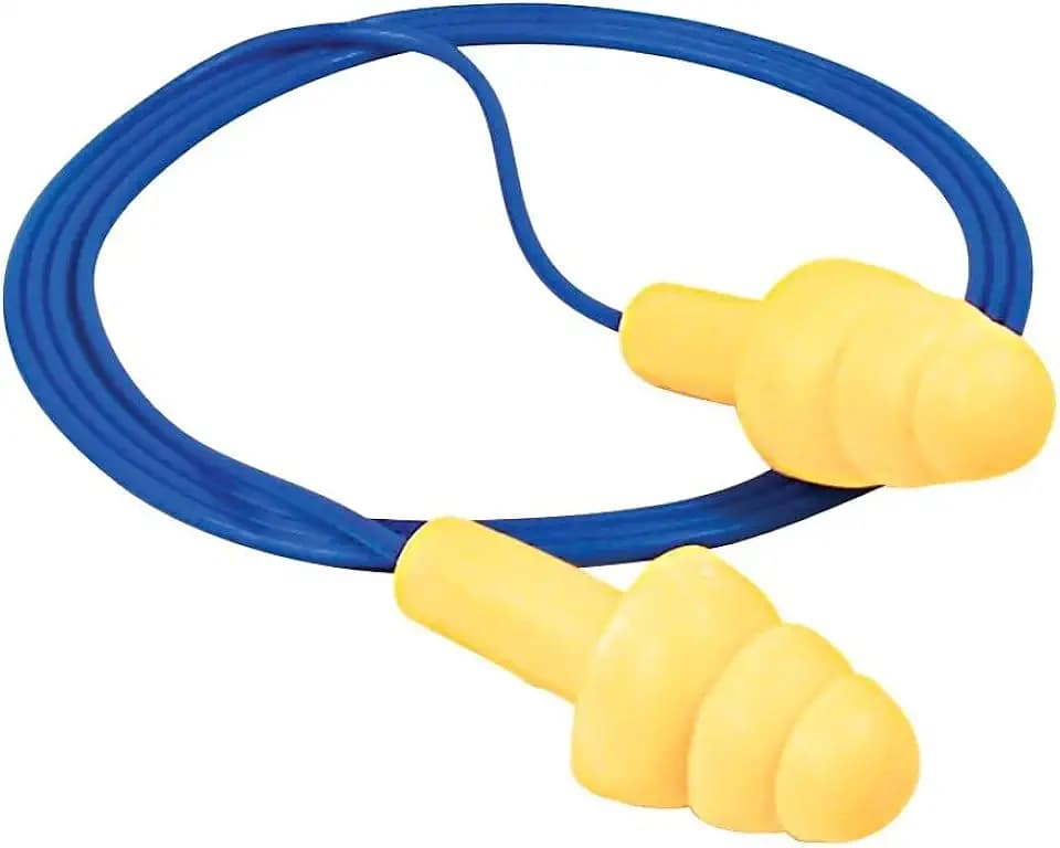 3M 3404004 UltraFit Ear Plugs Corded Premolded Yellow 100 Pairs/Box