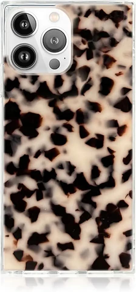 Flaunt Official Square iPhone 15 Pro Max Case - Blonde Tortoise Shell
