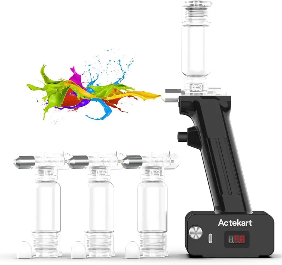 2nd Gen No-Clean Airbrush Kit, 30PSI Cordless Rechargeable