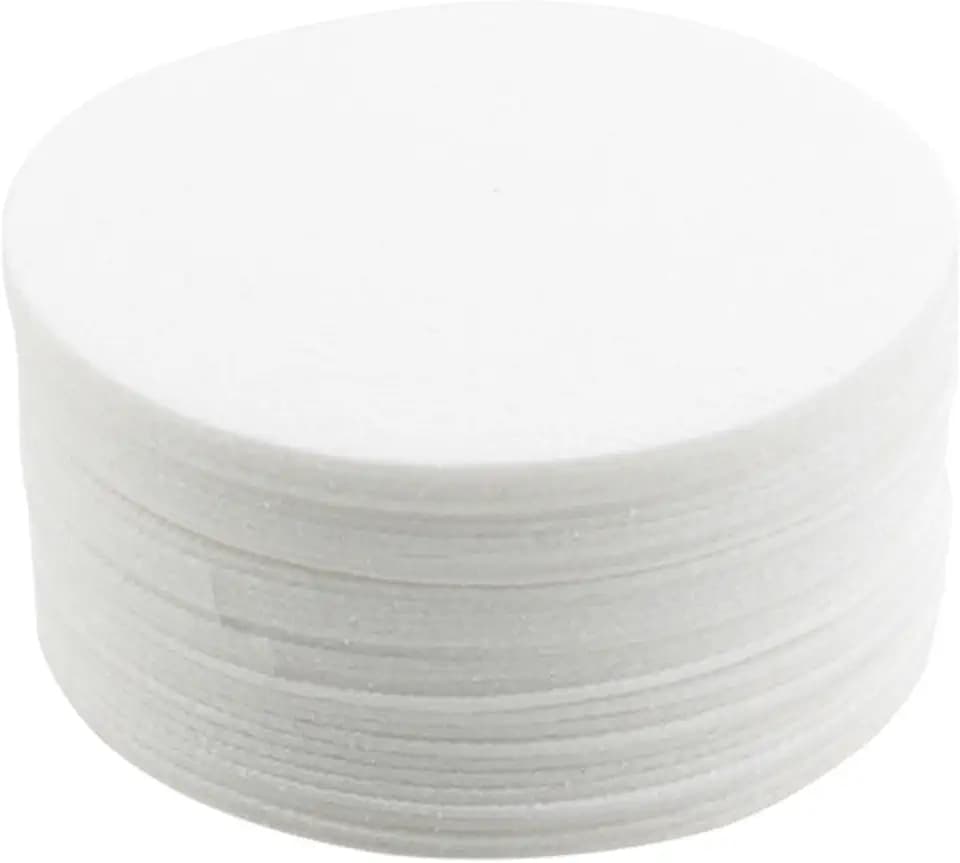 DGZZI 30PCS Microwave Oven Kiln Paper 2.7 Inch Round Insulated Ceramic Fiber Lining Paper Glass Fusing DIY Craft Supplies