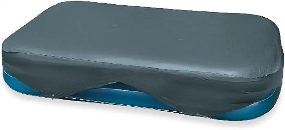 The Wet Set; Rectangular Pool Cover Fits 103 in x 69 in (262 cm x 175 cm) or 120 in x 72 in (305 cm x183 cm) 20 in (51 cm) overhang with rope ties