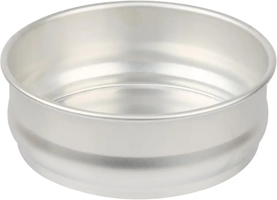 Restaurantware 48 oz Round Aluminum Stacking Dough Pan