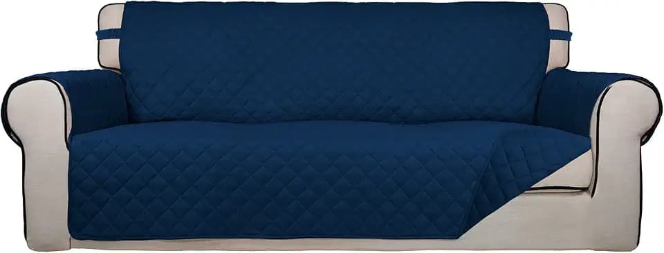 PureFit Reversible Quilted Sofa Cover Dog Couch Covers for Sofa, 66 in