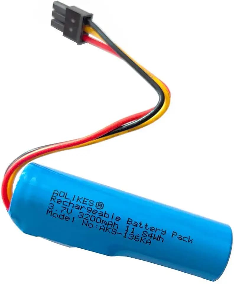 AOLIKES 18650 1s1p 3200 mAh 3,7 V Lithium-Ionen-Akku 533-000104 Akku 1inr19/66 Ersatzakku für Logitech VR0013 ConferenceCam Connect