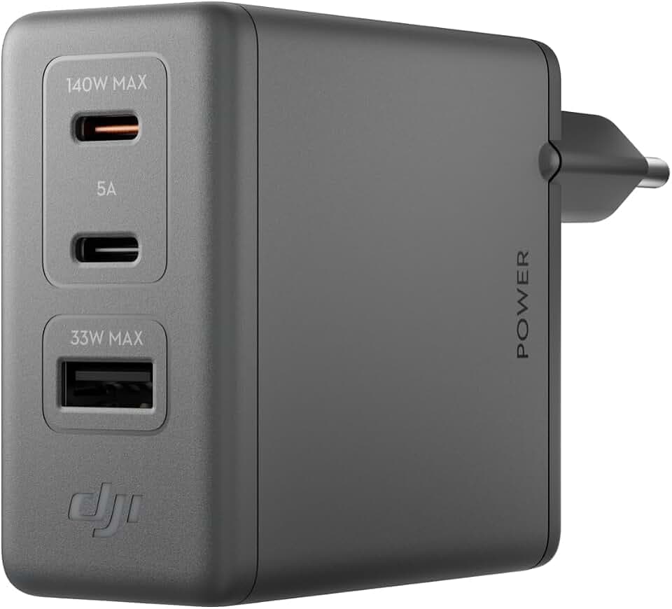 DJI Power 140W GaN Ladegerät (ohne Kabel), Schnellladen