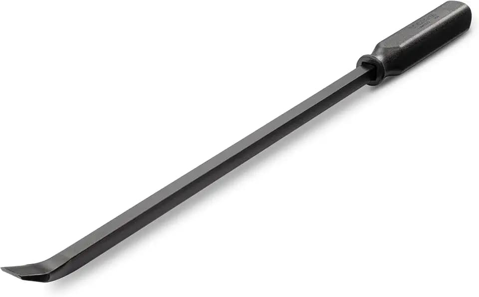 TEKTON 25-Inch Angled Tip Handled Pry Bar with Striking Cap | LSQ42025