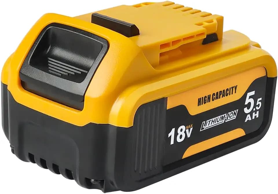 Powarobor Akku 18V 5.5Ah DCB184 kompatibel mit Dewalt XR
