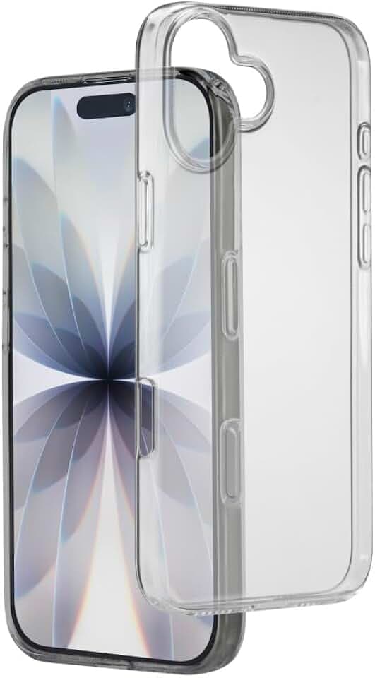Hama Hülle für iPhone 17 (Handyhülle, Schutzhülle für Rückseite, Case, Kratzfest, extra Schutz für Kamera und Display, transparent, Slim, Hülle dünn) durchsichtig