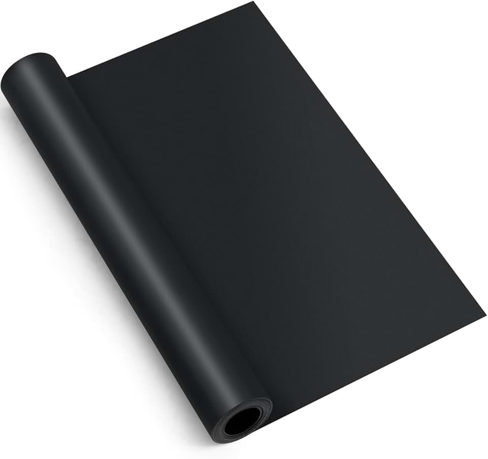 Amylove 16" X 5 ft Black Magnetic Sheet Roll, 30 Mil Flexible Vinyl