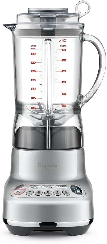 Breville BBL620SIL Fresh and Furious Blender for Kitchens, Silver