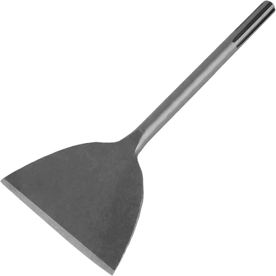 6" Wide SDS Max Chisel Bit (Industrial Grade - 6" x 14") Tile Grout Thinset Removal Tool - Compatible with All SDS Max Rotary Hammers