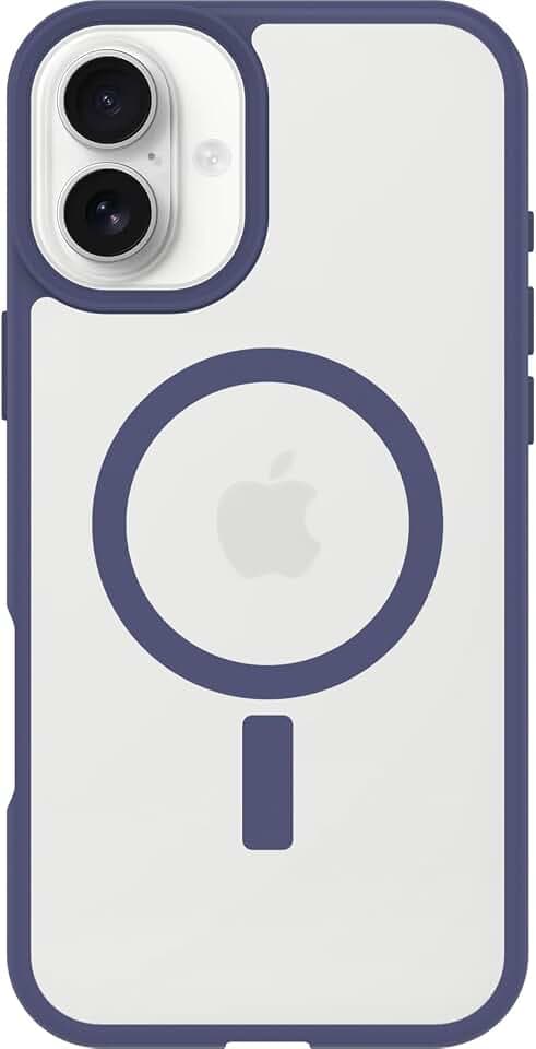 OtterBox iPhone 16 Plus React Series Case - Denver Dusk Purple - Ultra-Thin, Stylish Minimalist iPhone Case, MagSafe Compatible