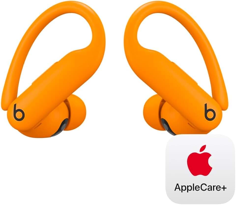 Beats Powerbeats Pro 2 Wireless In-Ear Kopfhörer - Geräuschreduzierung, Herzfrequenzmessung, IPX4, bis 45G. Batteriebetrieb Ladehülle Apple-& Android kompatibel - elektrisierend orange