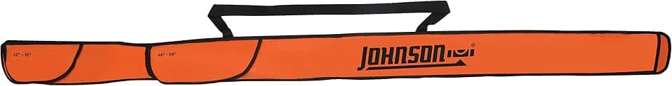 Johnson Level & Tool 1240-7800 Soft-Sided 6 Pocket Level Case, 78", Orange, 1 Level Case