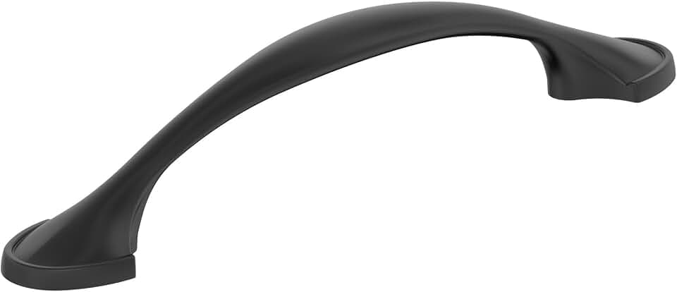 Amerock 10 Pack 3-3/4" Fairfield Matte Black Drawer Pull