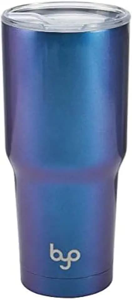 BYO by BUILT 20 Ounce Double Wall Stainless Steel Tumbler Iridescent Blue 5237923