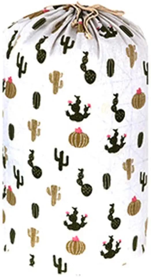 Axgo Quilt Storage Pouch, 1 Pack Foldable Bundle Dust-Proof Organizers Bags, Cactus