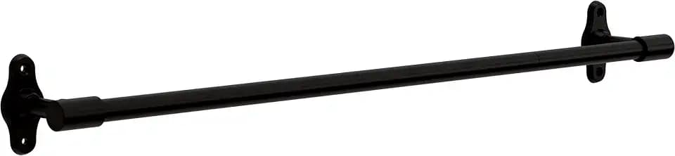 Franklin Brass Calloway (1-Pack) 18'' Towel Rack w/ 6" Extender for Bathroom Matte Black Towel Bar for Bathroom Wall Mounted Towel Holder Rod CLWY26-MB