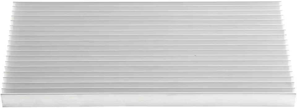 Jadeshay Kühlkörper, 1 Stück Aluminium-Kühlkörper für Halbleiterbauelemente, Hochleistungs-LED-Transistoren, 300 × 140 × 20 mm, weiß