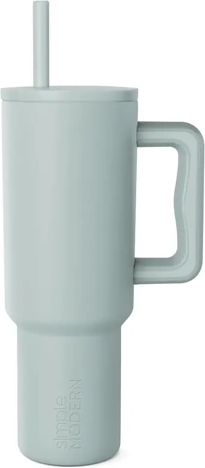 Simple Modern 40oz Leak-Proof Ceramic Lined Tumbler with Handle | Green