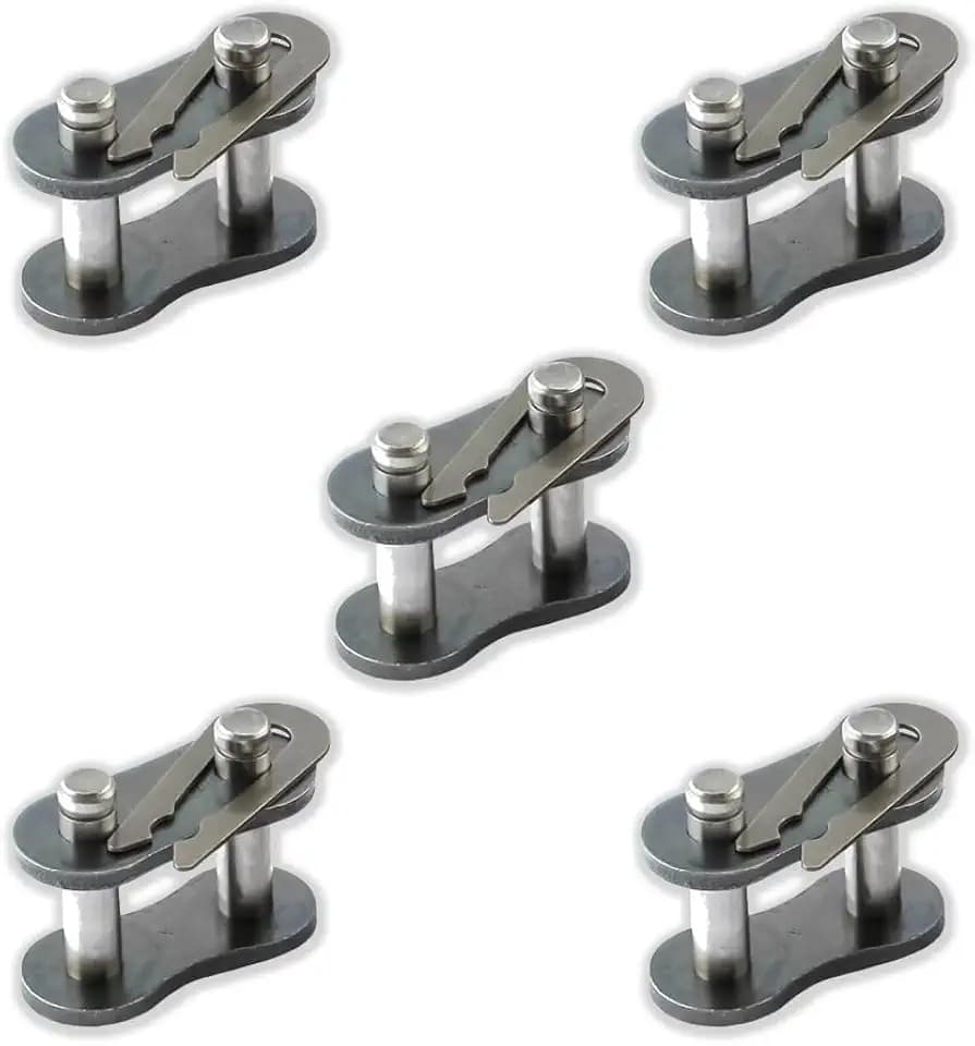 #60H Heavy Duty Roller Chain Connecting Links (5 Pack) Carbon Steel