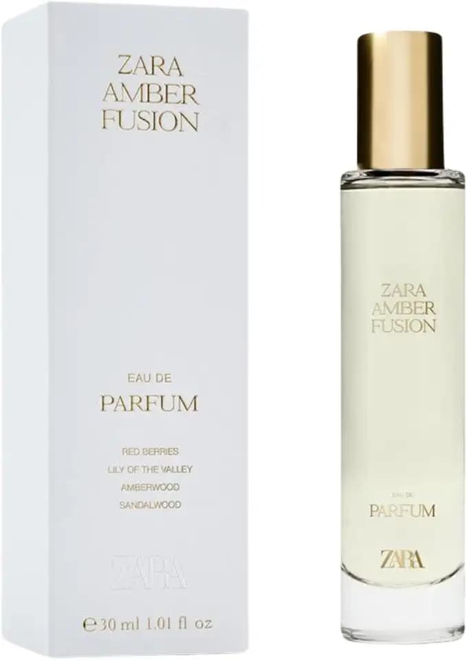 Zara Amber Fusion Perfume for Women EDP Eau De Parfum 30 ML (1.0 FL. OZ)