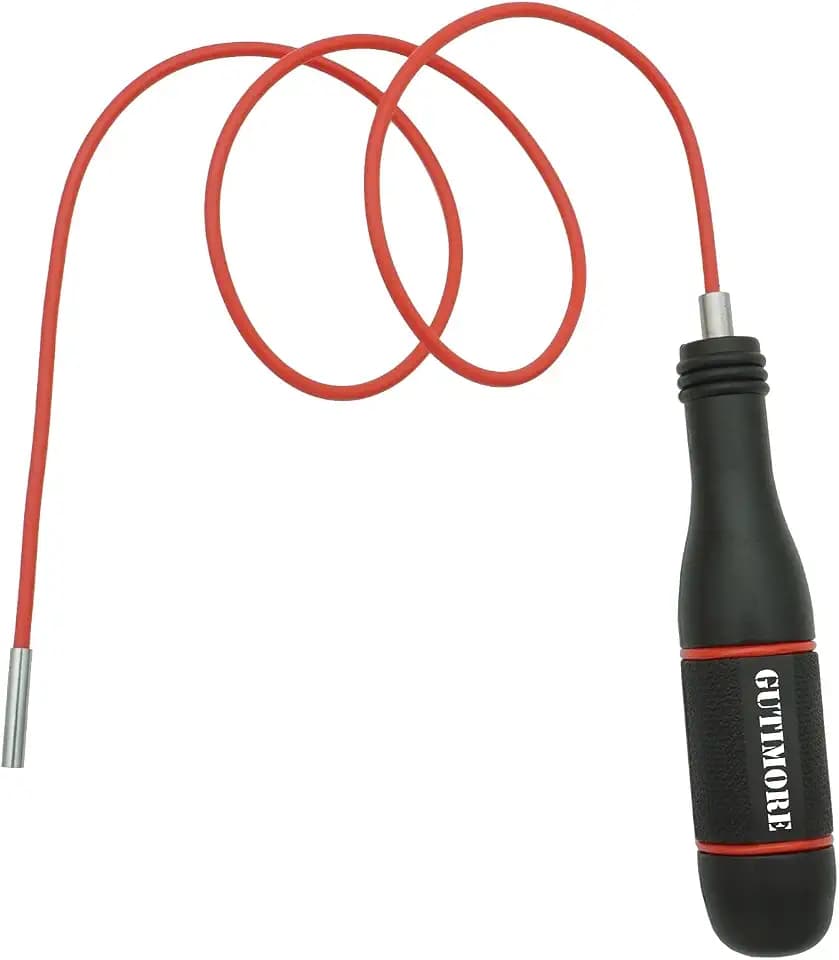GUTIMORE Flexible Magnetic Pickup Tool, 4mm Magnet Pickup Long Flexible Magnet Snake Pickup, 28" Overall Length for Pickup Parts in Small Gaps