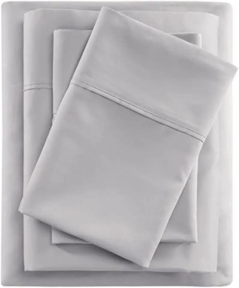 Madison Park 600 TC Cooling Cotton Blend Cal King Sheet Set, Grey 4 Piece