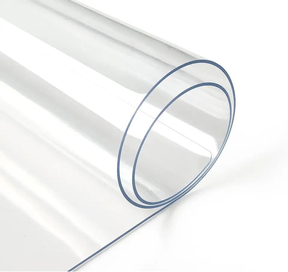 Deep Dream 1.5mm Clear Desk Cover Protector, 16×24 Inch Clear Table Protector, Rectangular Vinyl Desk Pad, PVC Plastic Table Cover for Office, Dresser, Night Stand, Computer & Writing Desk Tabletop