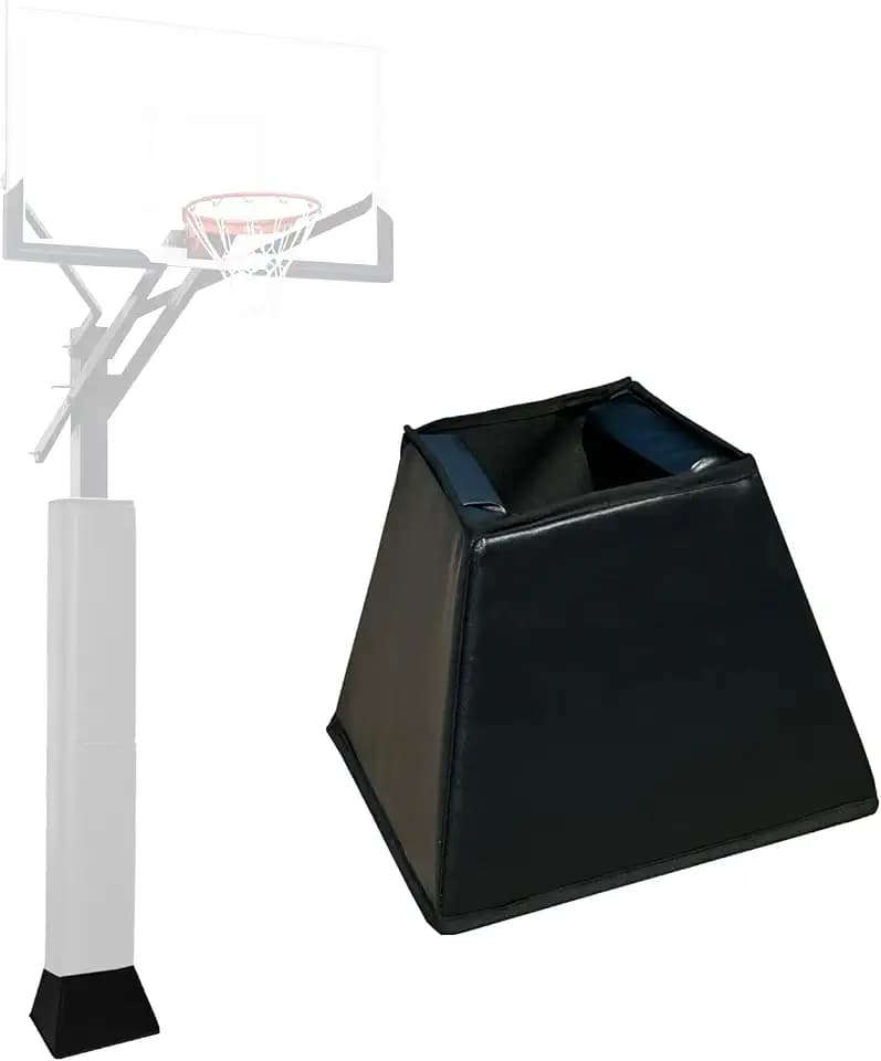 Base Padding Basketball Square Base Pads Heavy Duty Base Padding Square Pad Outdoor Fits 4"x4", 5"x5", 6"x6",6"x8", 8"x8" Bases Waterproof UV-Resistant Durable Protection Pad