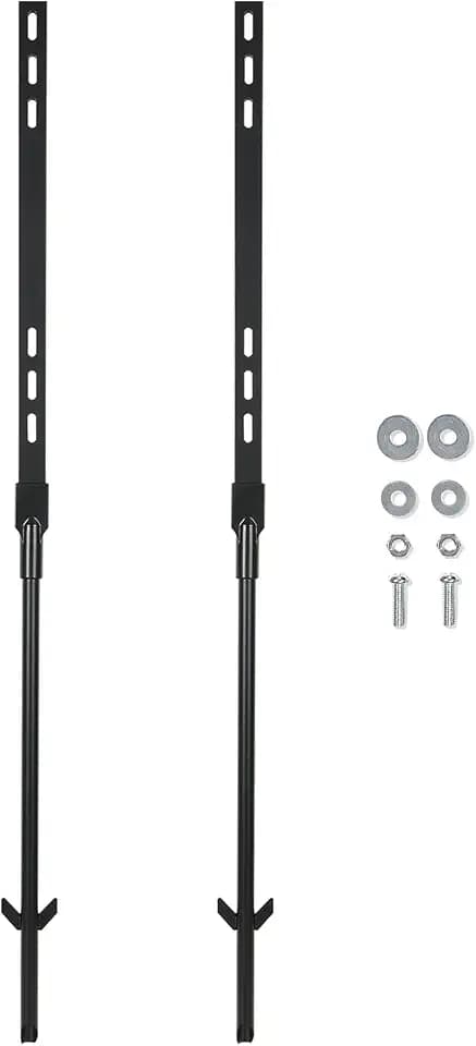 2 Pack 36'' Metal Yard Sign Stakes, Sturdy Steel Yard Sign Holder