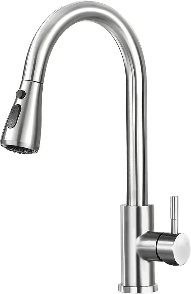 Kitchen Faucet with Pull Down Sprayer, 3-Modes Sprayer
