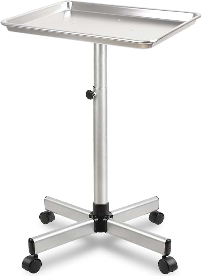 Salon Tray, Salon Color Tray with Adjustable Height