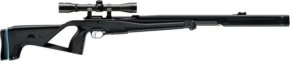 Stoeger XM1 PCP Airgun + Scope - .22 Caliber with Fiber-Optic Sights and 4 x 32 Scope