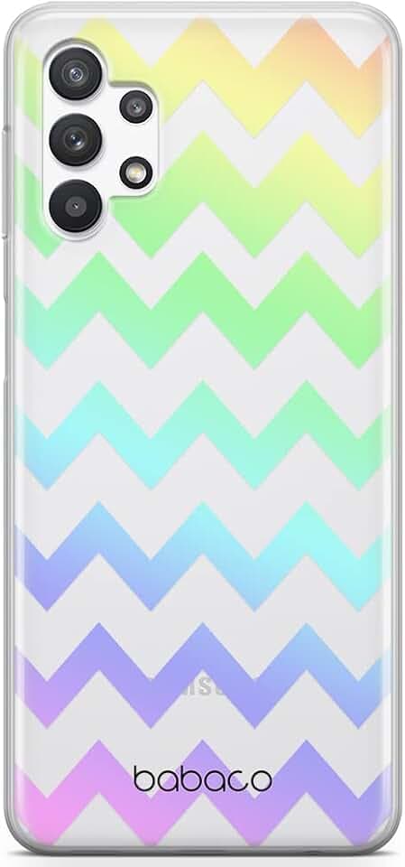 ERT Group Handyhülle für Samsung A32 5G Original und offiziell Lizenziertes Babaco Muster Zygzak 001 optimal an die Form des Handy angepasst, teilweise transparent