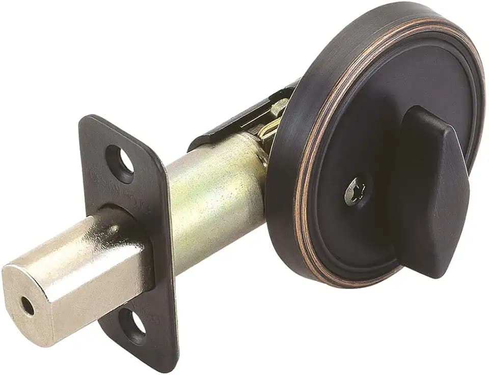 Design House Pro Series Single Cylinder Deadbolt, Oil Rubbed Bronze