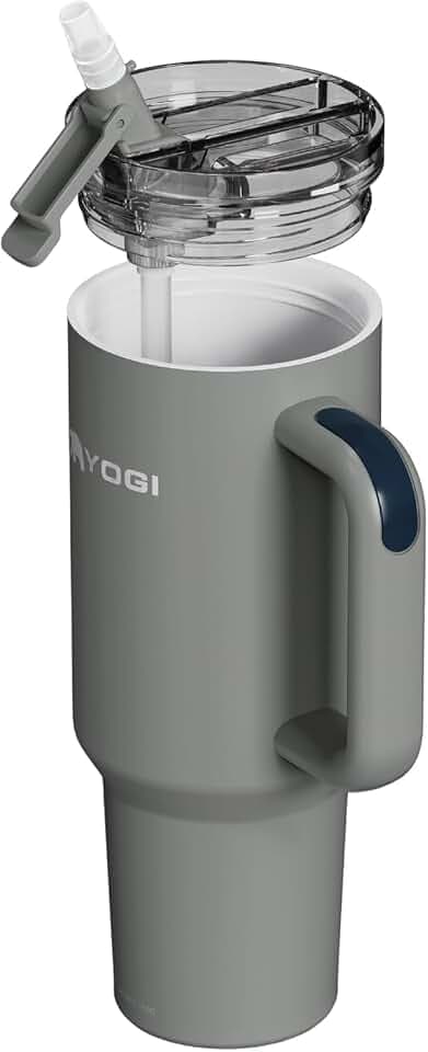 YOGI 30oz Tumbler with Straw - Slate